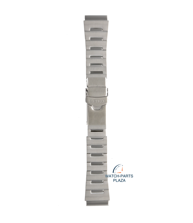 Seiko M0JT211J0 Cinturino dell'orologio SRP637 - Baby Tuna grigio acciaio inossidabile 22 mm - Prospex
