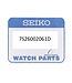 Seiko 7S26002061D caixa de relógio SKX007J1, SKX007J2, SKX007J3 Diver preto original 7S26-0020