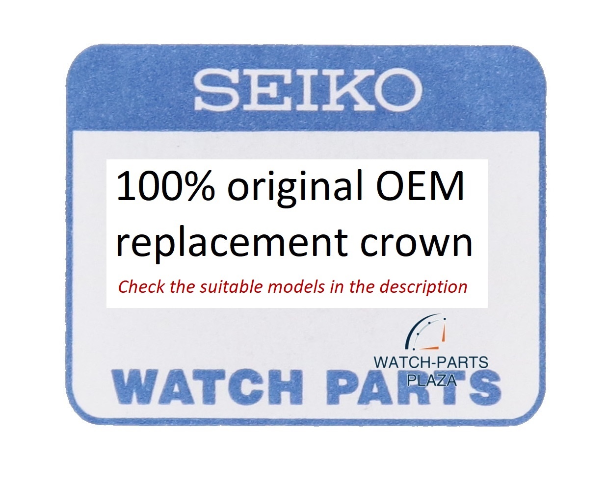 Seiko 8K70ATSNW1 crown 3 for 5M54-0AB0, 7L22-0AT0, 7T62-0JA0 Kinetic -  WatchPlaza