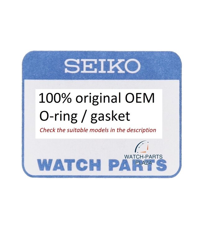 Seiko FZ1250B01 crown gasket A158-5060 & 0843 5009, 8020, 8029 & 8038