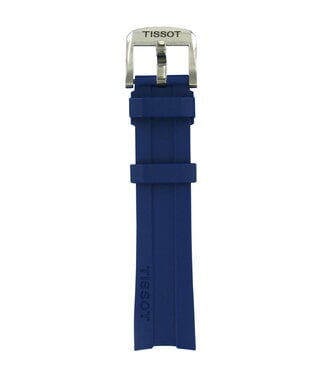 Tissot Tissot T055417A Watch Band Blue Silicone 19 mm