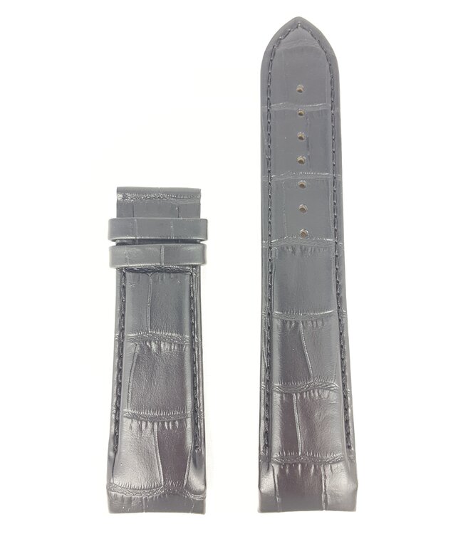 Tissot T035439A & T035617A - T-Trend Bracelet De Montre T610027446 Noir Cuir 23 mm Couturier