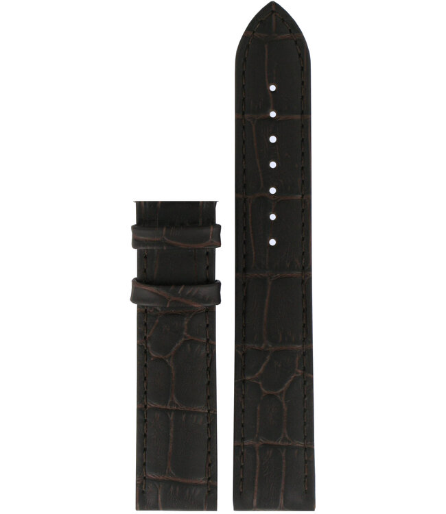 Tissot T055417A, T055410A Watch Band T610032785 Brown Leather 19 mm PRC-200