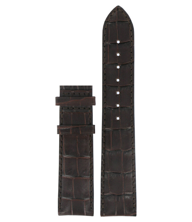 Tissot T415317 & T411317 Watch Band T610014608 Brown Leather 20 mm Le Locle