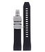 Seiko Seiko SSE015 Solar GPS Watch Band Black Silicone 22 mm