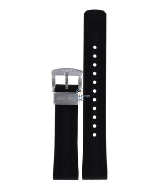 Seiko Seiko SPB147 & SPB151 62MAS Bracelet De Montre Noir Silicone 20 mm