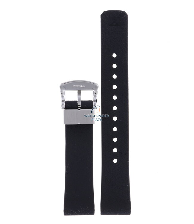 Bracelet De Montre Seiko Prospex En Silicone Noir - Largeur 20 Mm - Neuf Avec étiquettes