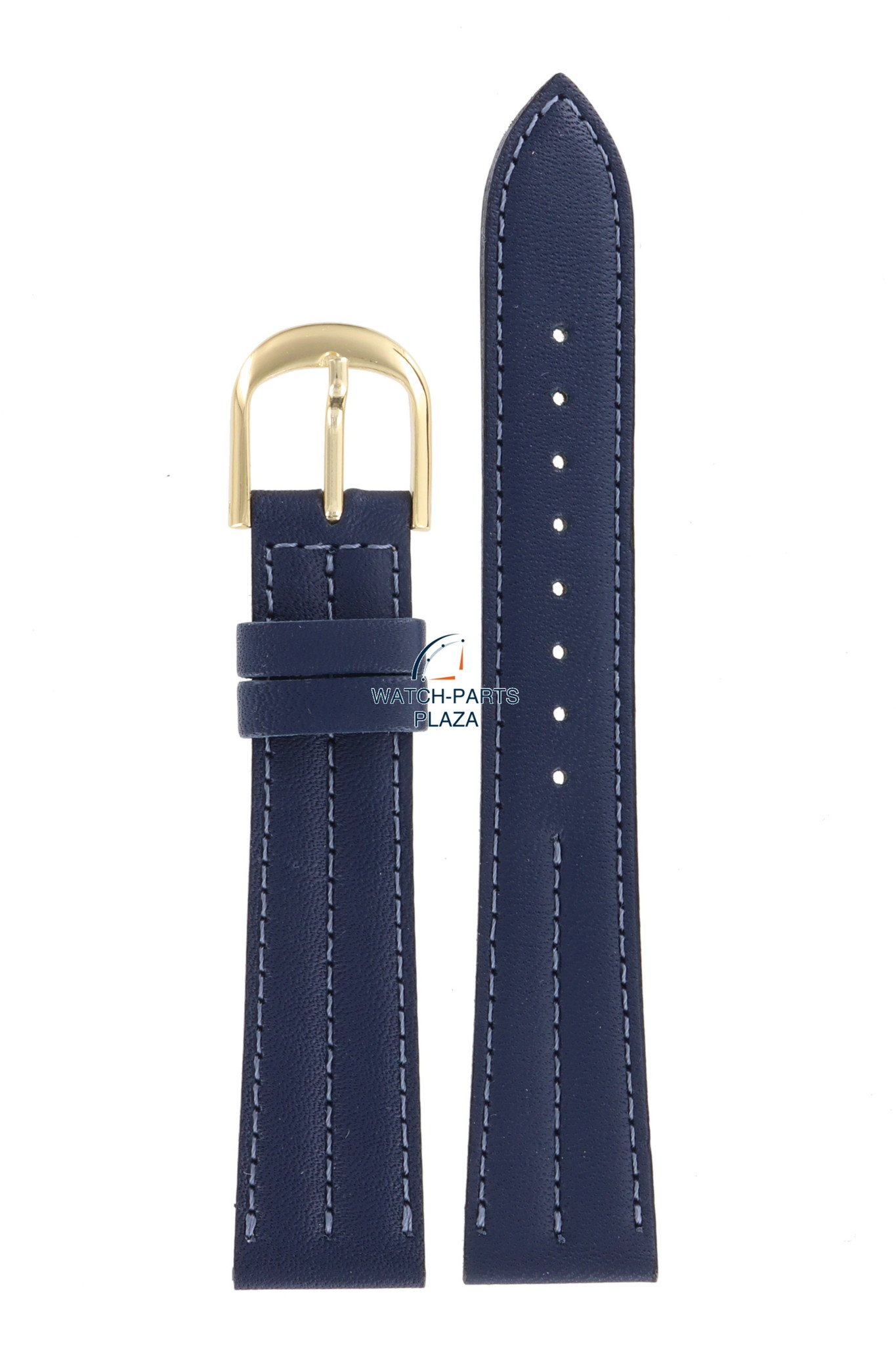 Seiko 5Y31 8A20 - SCR238 Watch Band Blue Leather 18 mm - WatchPlaza