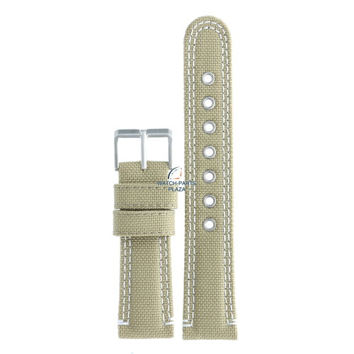 Citizen Citizen BM8476-23E -S064783 Horlogeband Beige Textiel 22 mm Citizen Citizen BM8476-23E -S064783 Horlogeband Beige Textiel 22 mm