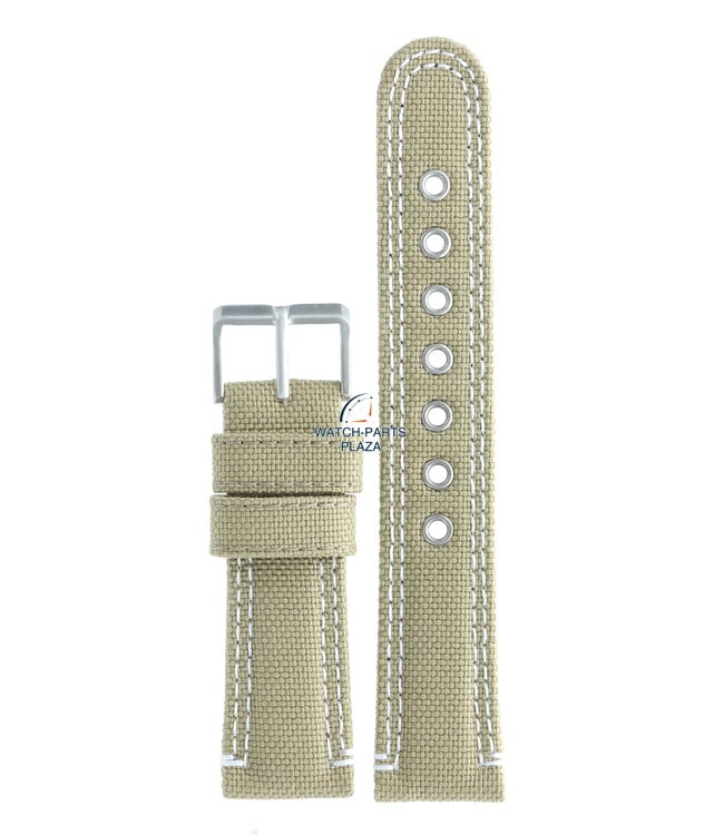 Citizen BM8476-23E -S064783 Watch Band 59-S52649 Beige Textile 22 mm Eco-Drive