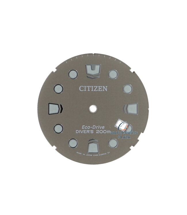 Citizen 6-S139312J Wijzerplaat Zwart BN0150-28E Promaster Diver Aqualand E168-S139312J Eco-Drive