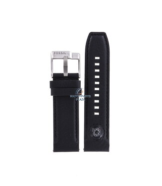 Fossil Fossil JR1138 Watch Band Black Leather 24 mm