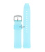 Fossil JR7866 Watch Band JR-7866 Light Blue Silicone 18 mm Big Tic