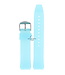 Fossil JR7866 Watch Band JR-7866 Light Blue Silicone 18 mm Big Tic