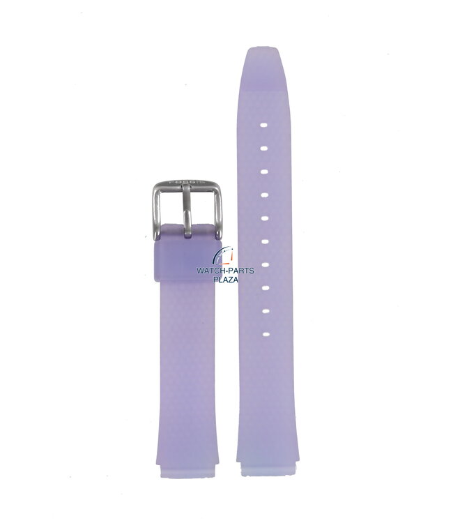 Fossil JR7879 Pulseira De Relógio JR-7879 Roxo Silicone 14 mm Big Tic