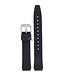 Fossil JR7880 & JR7876 Watch Band JR-7880 Black Silicone 14 mm Big Tic