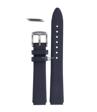 Fossil Fossil JR7913 Watch Band Dark Blue Leather 14 mm