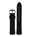 Fossil JR7954 Watch Band JR-7954 Black Silicone 18 mm Big Tic