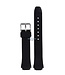 Fossil JR7955 Watch Band JR-7955 Black Silicone 14 mm Big Tic