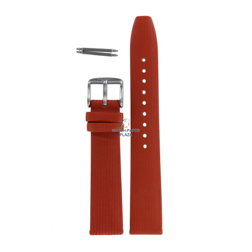 Fossil Fossil JR7993 Watch Band Orange Leather 18 mm Fossil Fossil JR7993 Watch Band Orange Leather 18 mm