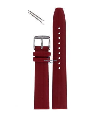 Fossil Fossil JR7996 Watch Band Red Leather 18 mm
