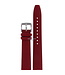 Fossil JR7996 Correa De Reloj JR-7996 Rojo Cuero 18 mm Big Tic