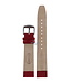 Fossil JR7996 Watch Band JR-7996 Red Leather 18 mm Big Tic
