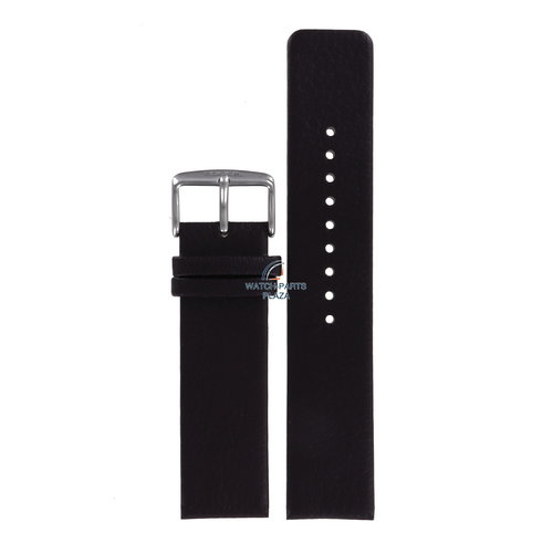 Fossil Fossil JR8013 Watch Band Dark Brown Leather 22 mm Fossil Fossil JR8013 Watch Band Dark Brown Leather 22 mm