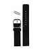 Fossil JR8018 Watch Band JR-8018 Black Leather 18 mm Authentic