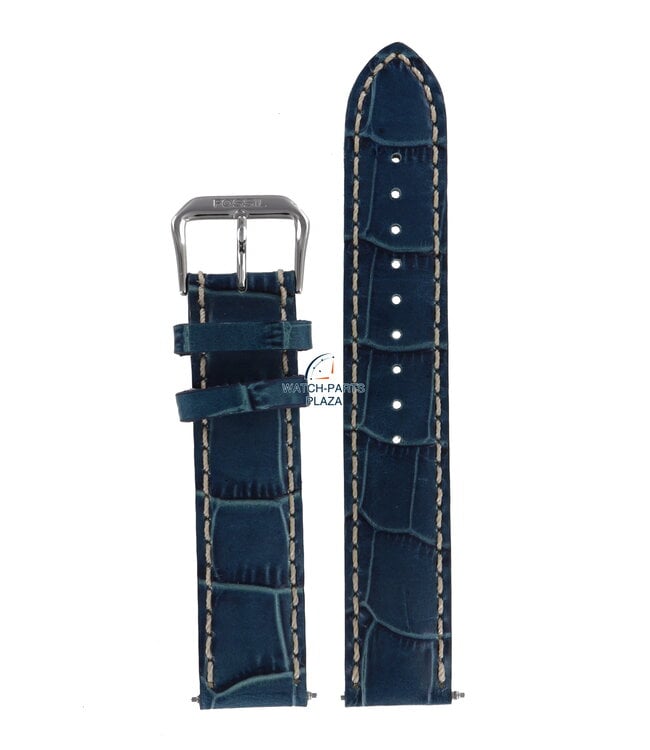 Fossil JR8035 Watch Band JR-8035 Blue Leather 18 mm Authentic
