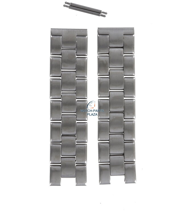 Fossil JR8108  1954 Watch Band JR-8108 Grey Stainless Steel 18 mm Big Tic