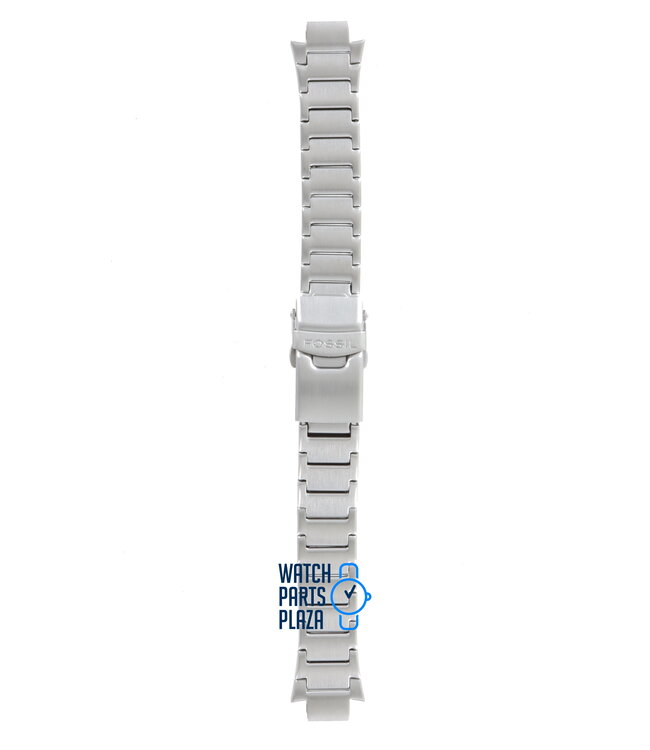 Fossil JR8000 Watch Band JR-8000 Grey Stainless Steel 10 mm Big Tic