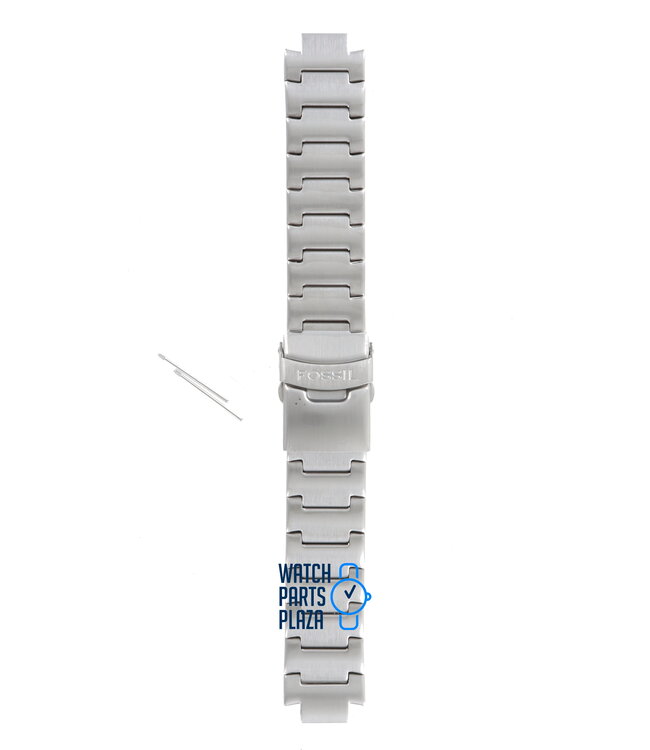 Fossil JR8001 Watch Band JR-8001 Grey Stainless Steel 12 mm Big Tic