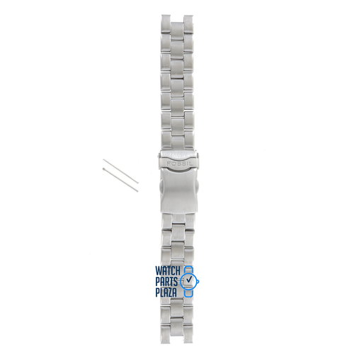 Fossil Fossil JR8038 Uhrenarmband Grau Edelstahl 18 mm Fossil Fossil JR8038 Uhrenarmband Grau Edelstahl 18 mm