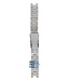 Fossil JR8038 Watch Band JR-8038 Grey Stainless Steel 18 mm Big Tic