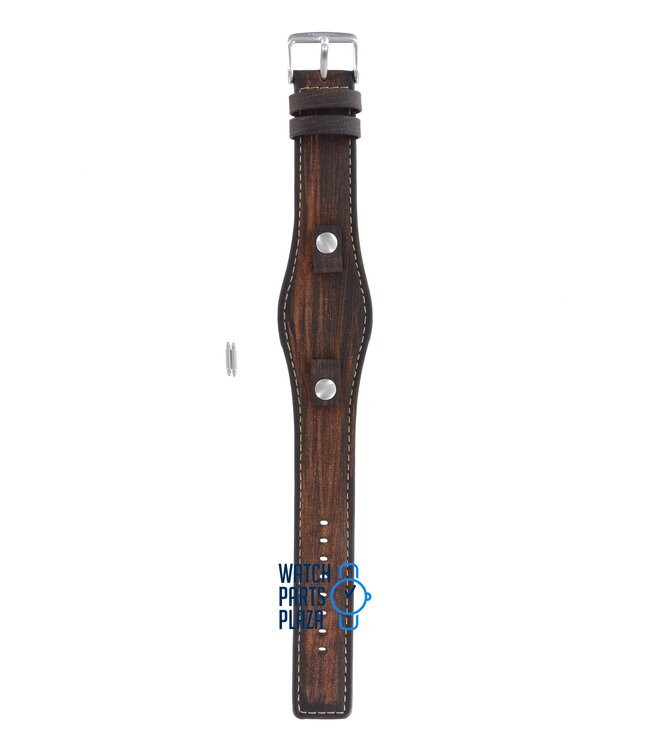 Fossil JR8130 Watch Band JR-8130 Brown Leather 10 mm