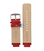 Fossil JR8138 Watch Band JR-8138 Red Leather 16 mm