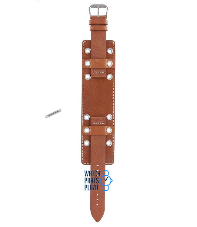 Fossil JR8149 Horlogeband JR-8149 Bruin Leer 18 mm