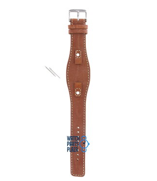 Fossil Fossil JR8157 Watch Band Brown Leather 09 mm