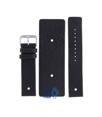 Fossil Fossil JR8169 Cuff Watch Band Black Leather 22 mm
