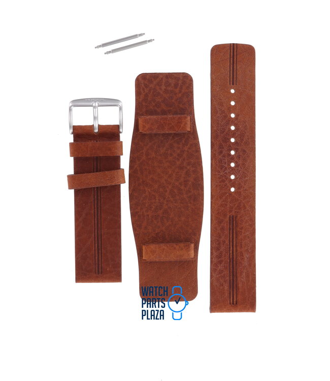 Fossil JR8213 Watch Band JR-8213 Brown Leather 22 mm Big Tic