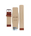 Fossil JR8213 Watch Band JR-8213 Brown Leather 22 mm Big Tic