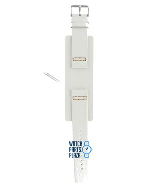 Fossil Fossil JR8223 Watch Band White Leather 22 mm