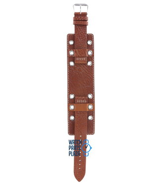 Fossil Fossil JR8246 Watch Band Brown Leather 18 mm