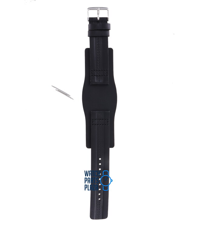 Fossil JR8290 Watch Band JR-8290 Black Leather 22 mm Big Tic