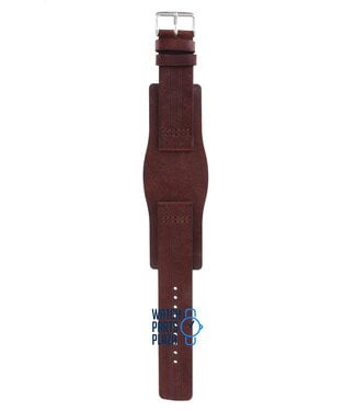 Fossil Fossil JR8293 Watch Band Brown Leather 22 mm