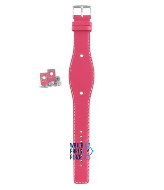 Fossil Fossil JR8302 Uhrenarmband Rosa Leder 09 mm