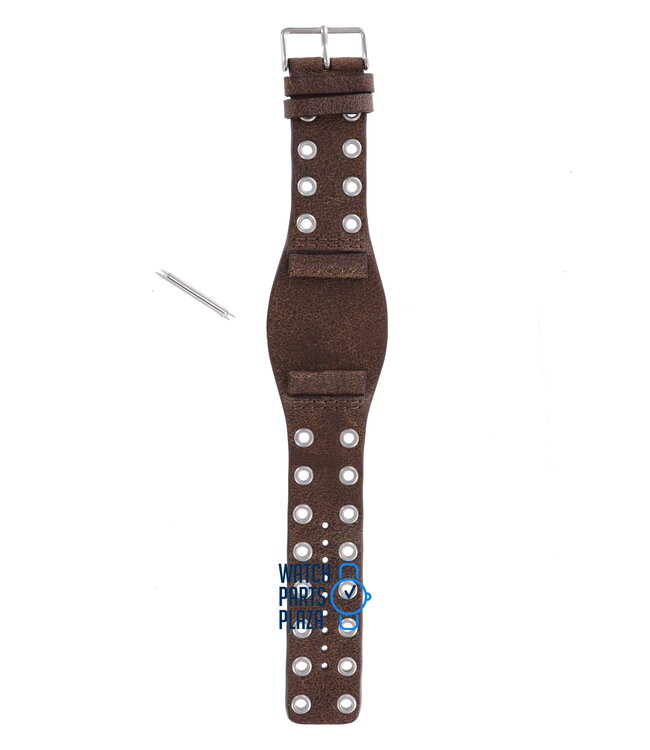 Fossil JR8306 Horlogeband JR-8306 Donkerbruin Leer 27 mm