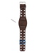 Fossil JR8306 Watch Band JR-8306 Dark Brown Leather 27 mm