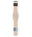 Fossil JR8306 Horlogeband JR-8306 Donkerbruin Leer 27 mm